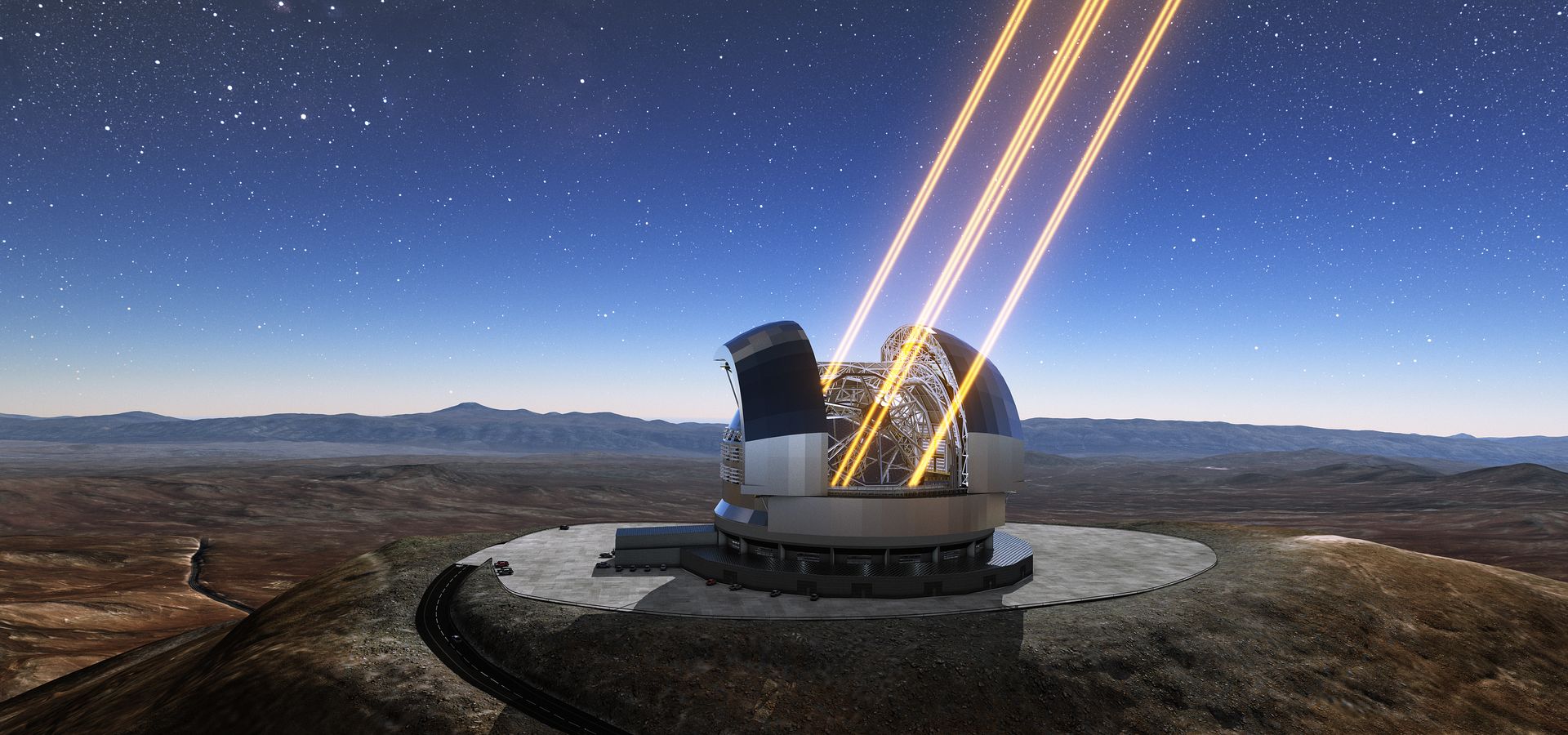 The Extremely large telescope in Chile  null